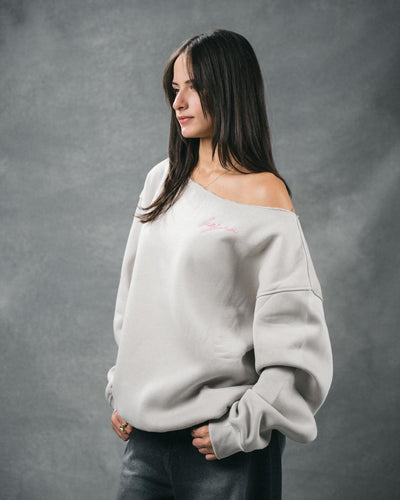 KOJAA OFF SHOULDER LIGHT GRAY