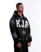 KOJAA WASHD BLACK ZIP-UP