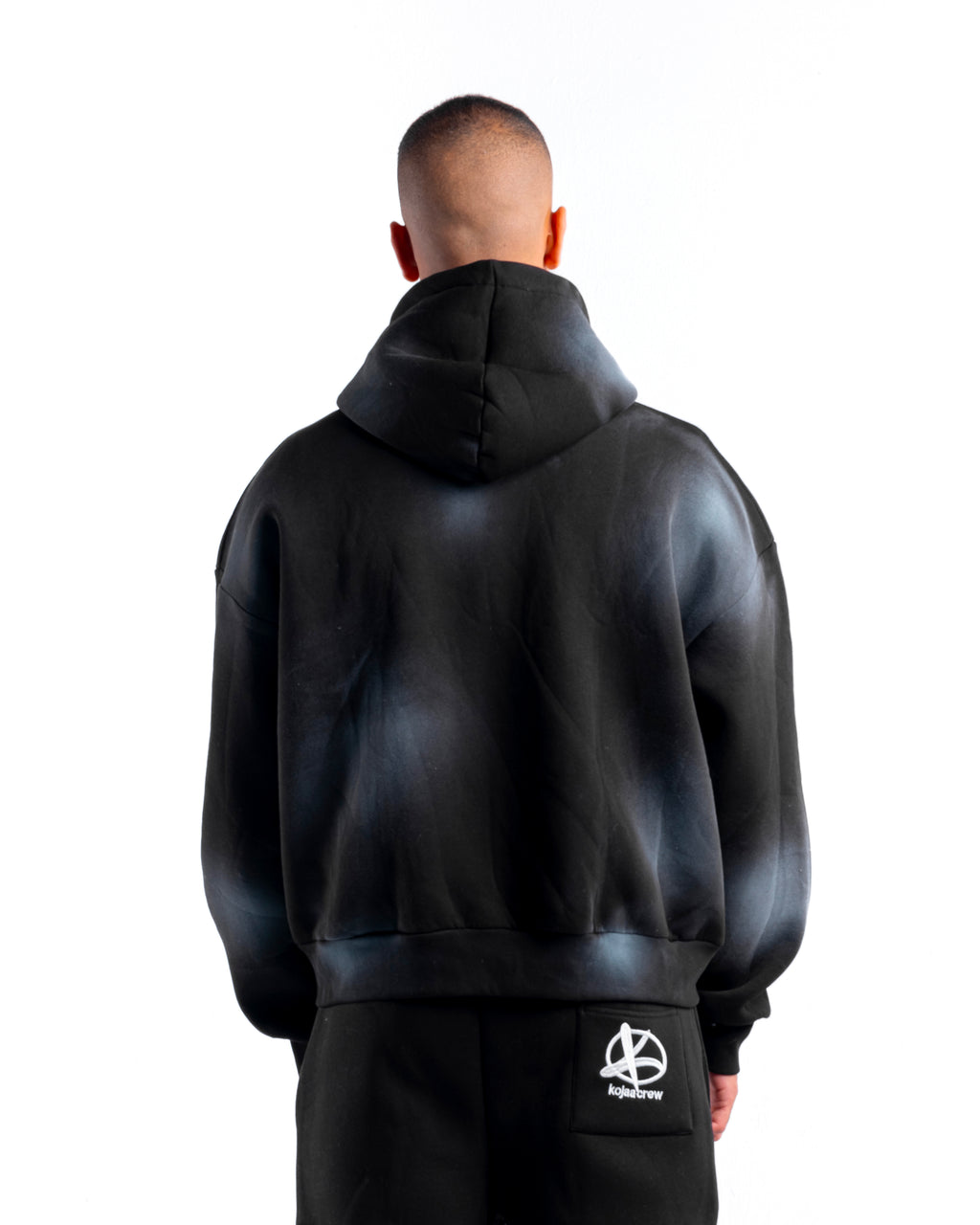 KOJAA WASHD BLACK ZIP-UP