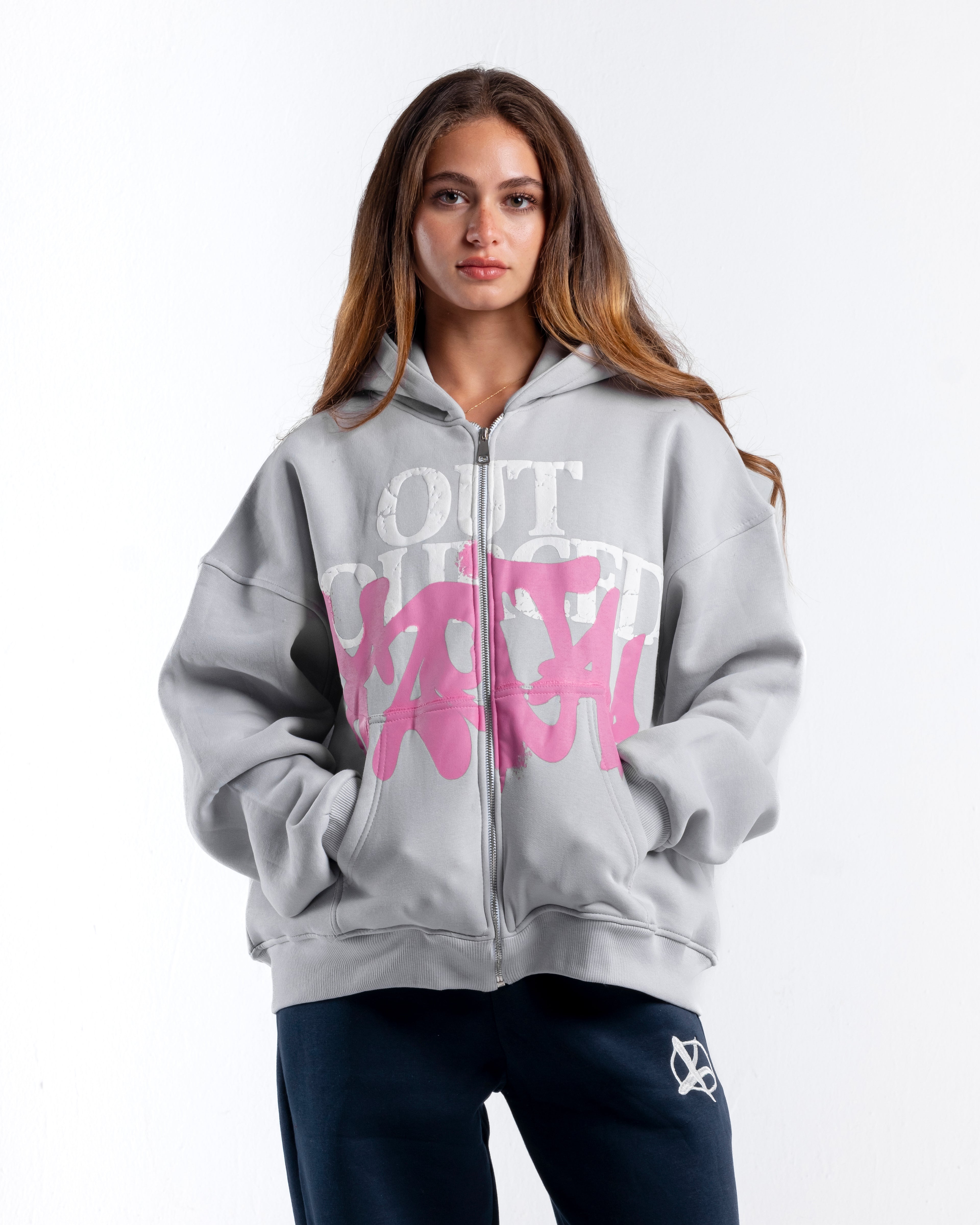 KOJAA OUTSOUDRCED LIGHT GRAY JACKET