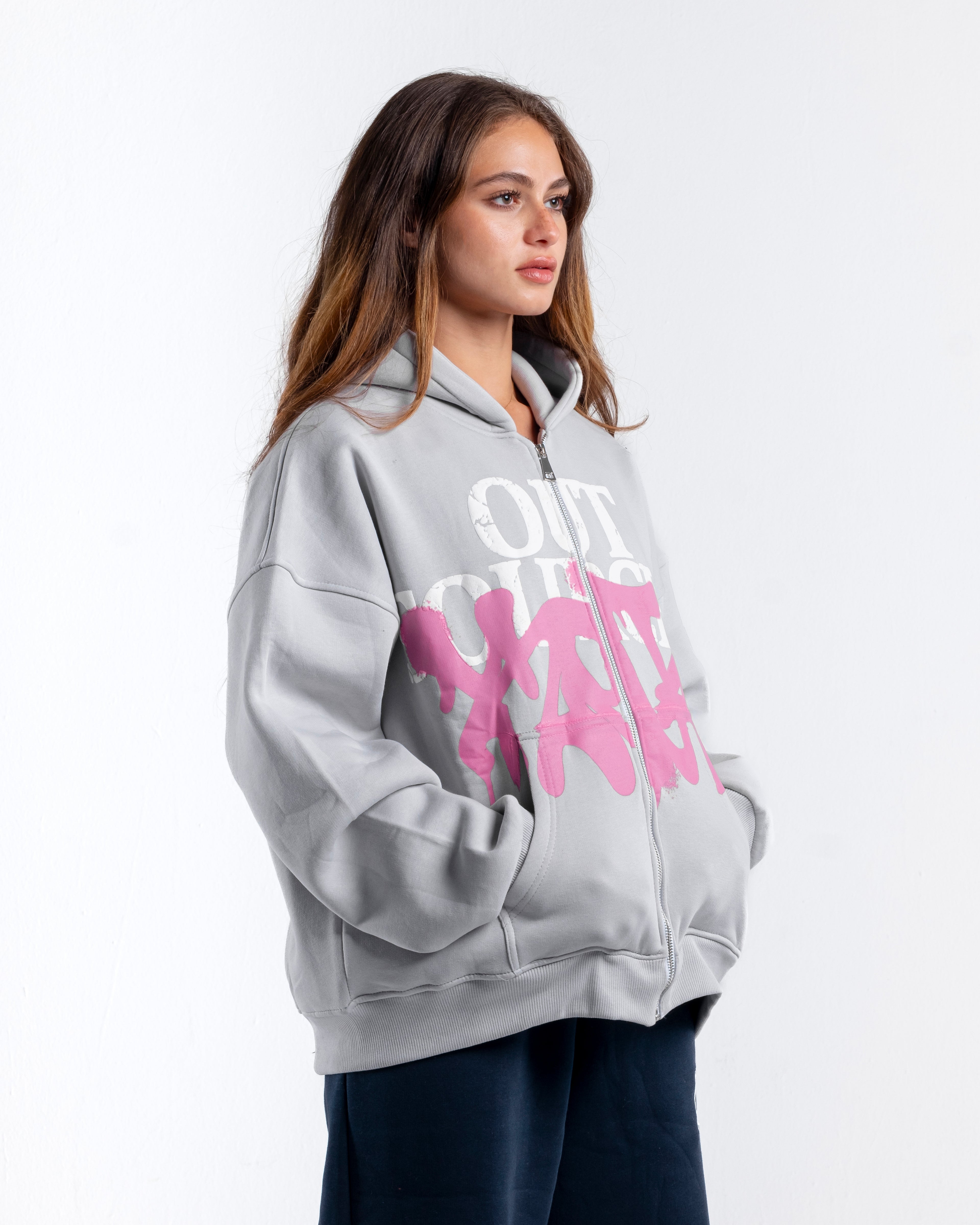 KOJAA OUTSOUDRCED LIGHT GRAY JACKET