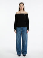 KINTWEAR OFF SHOULDER BLACK