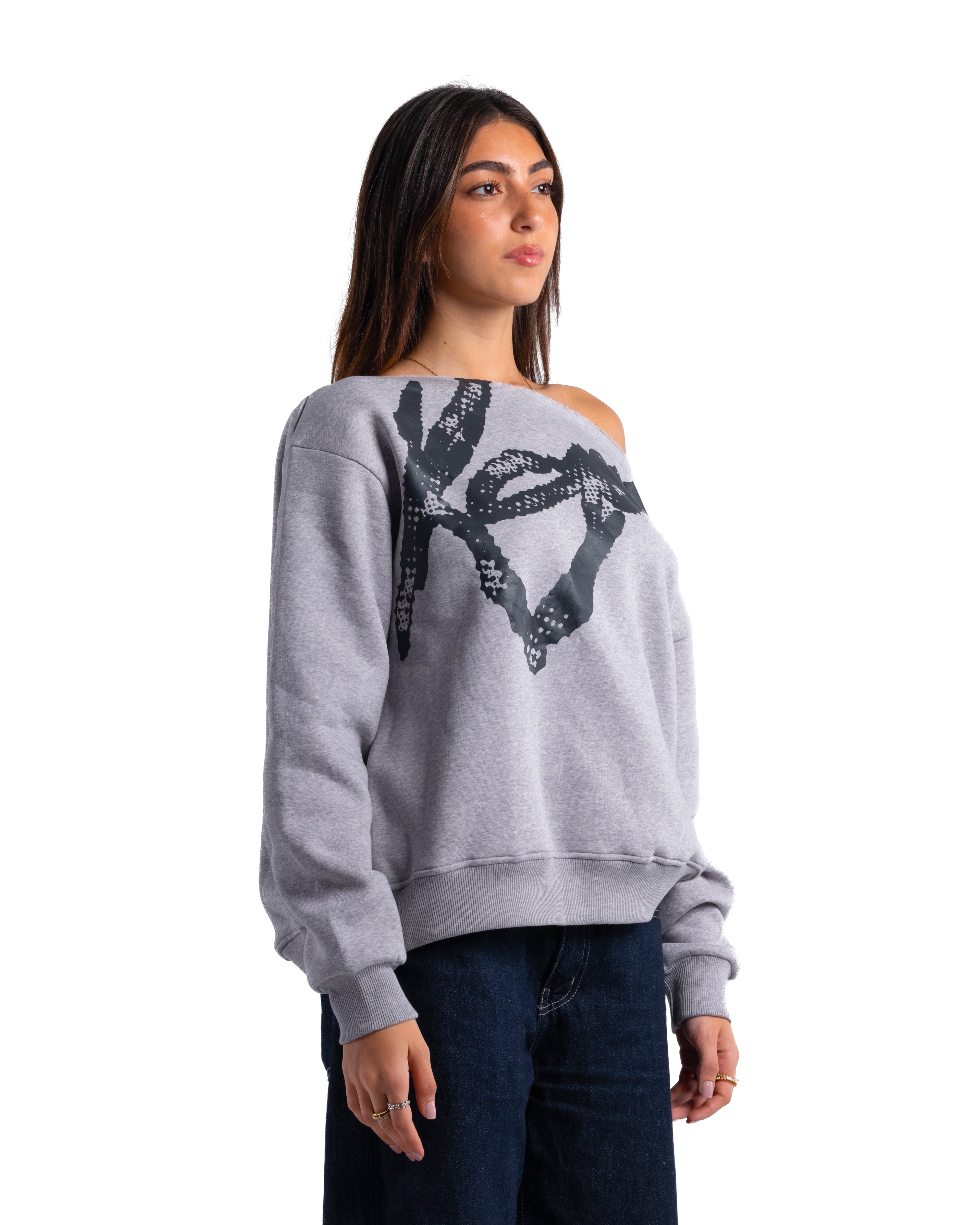 KOJAA X2 OFF SHOULDER GRAY