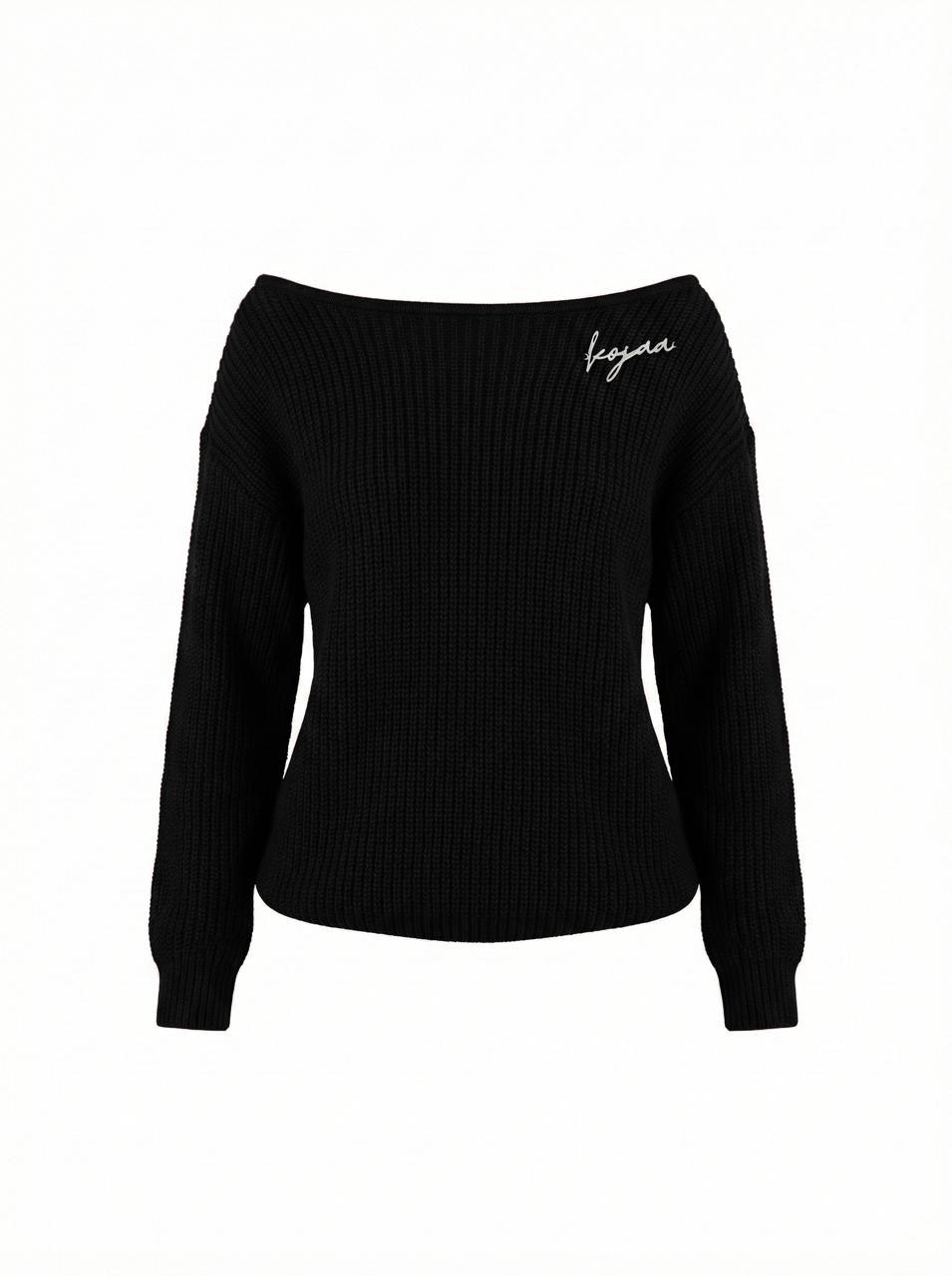 KINTWEAR OFF SHOULDER BLACK