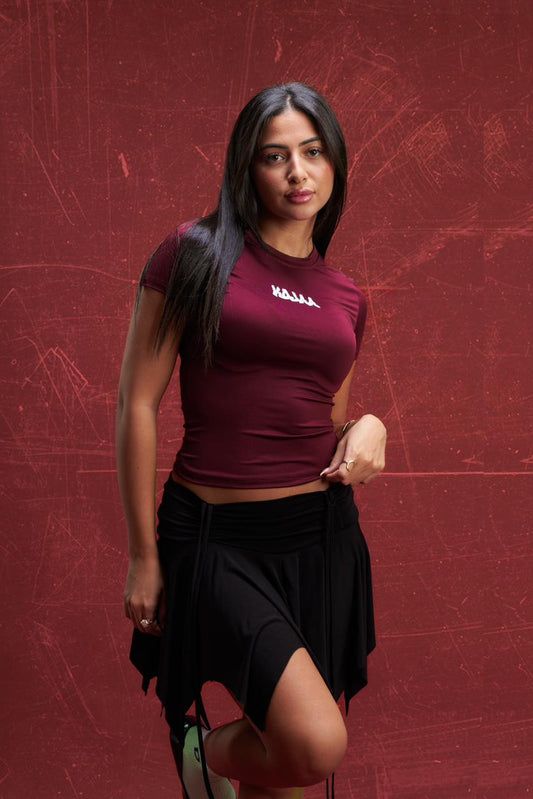 KOJAA TOP BURGUNDY