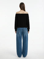 KINTWEAR OFF SHOULDER BLACK