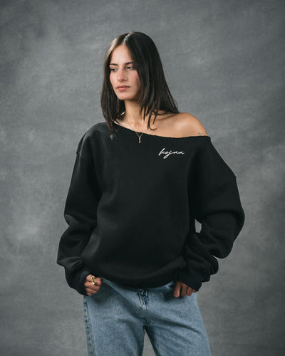 KOJAA OFF SHOULDER BLACK