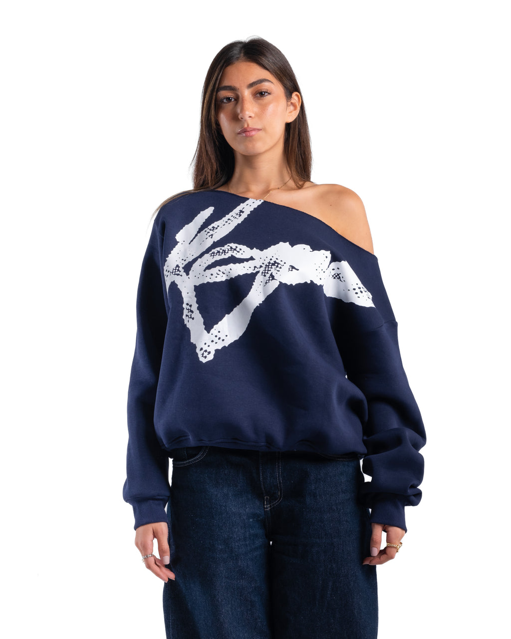 KOJAA X2 OFF SHOULDER NAVY BLUE