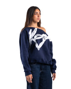 KOJAA X2 OFF SHOULDER NAVY BLUE