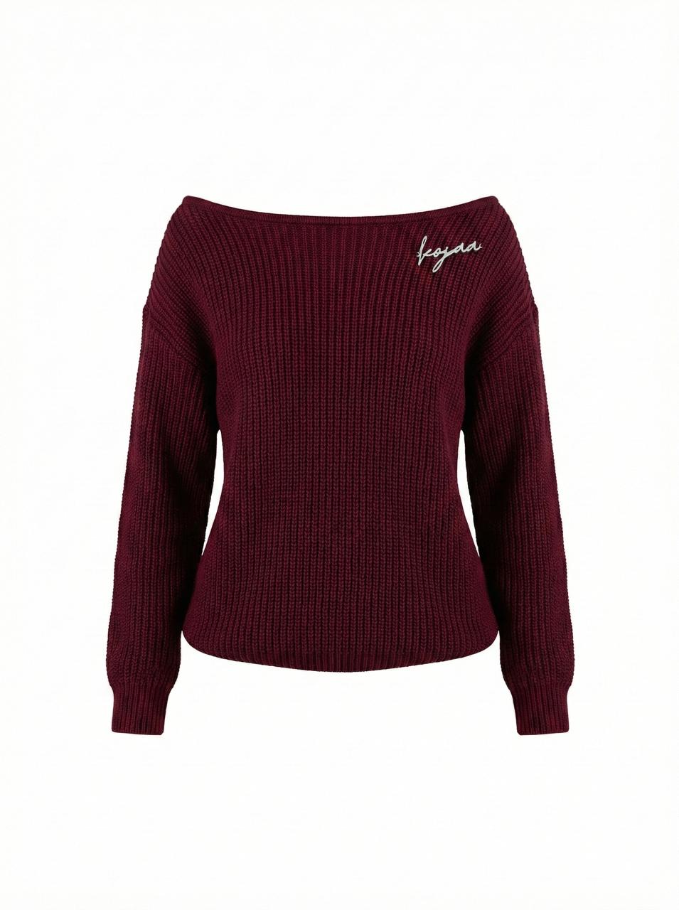 KOJAA KINTWEAR OFF SHOULDER BURGANDY