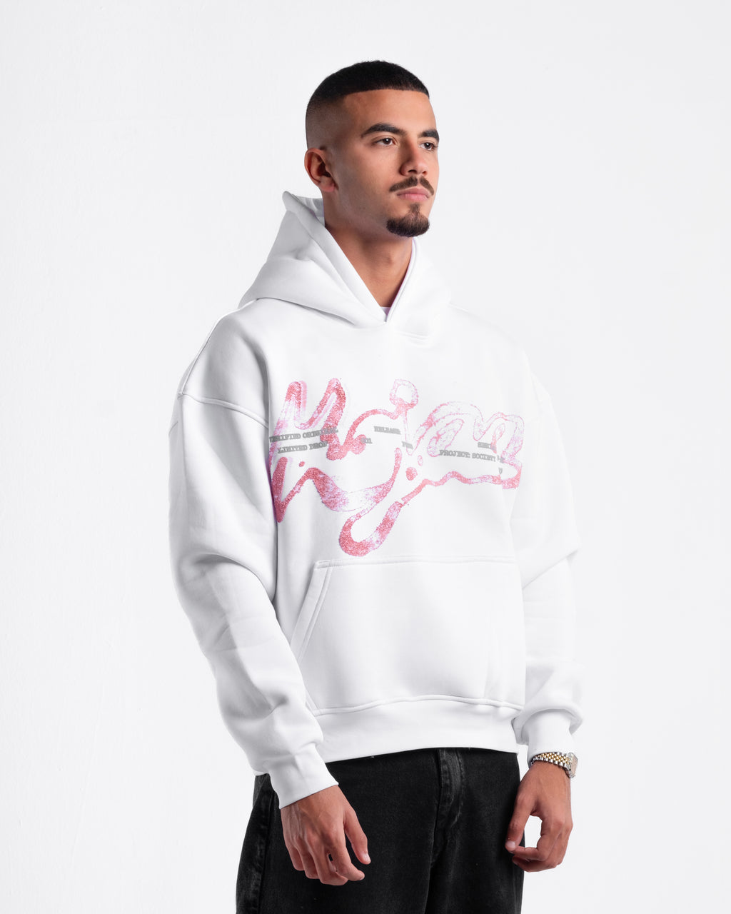 KOJAA HOODIE PROJECT SOCIETY WHITE