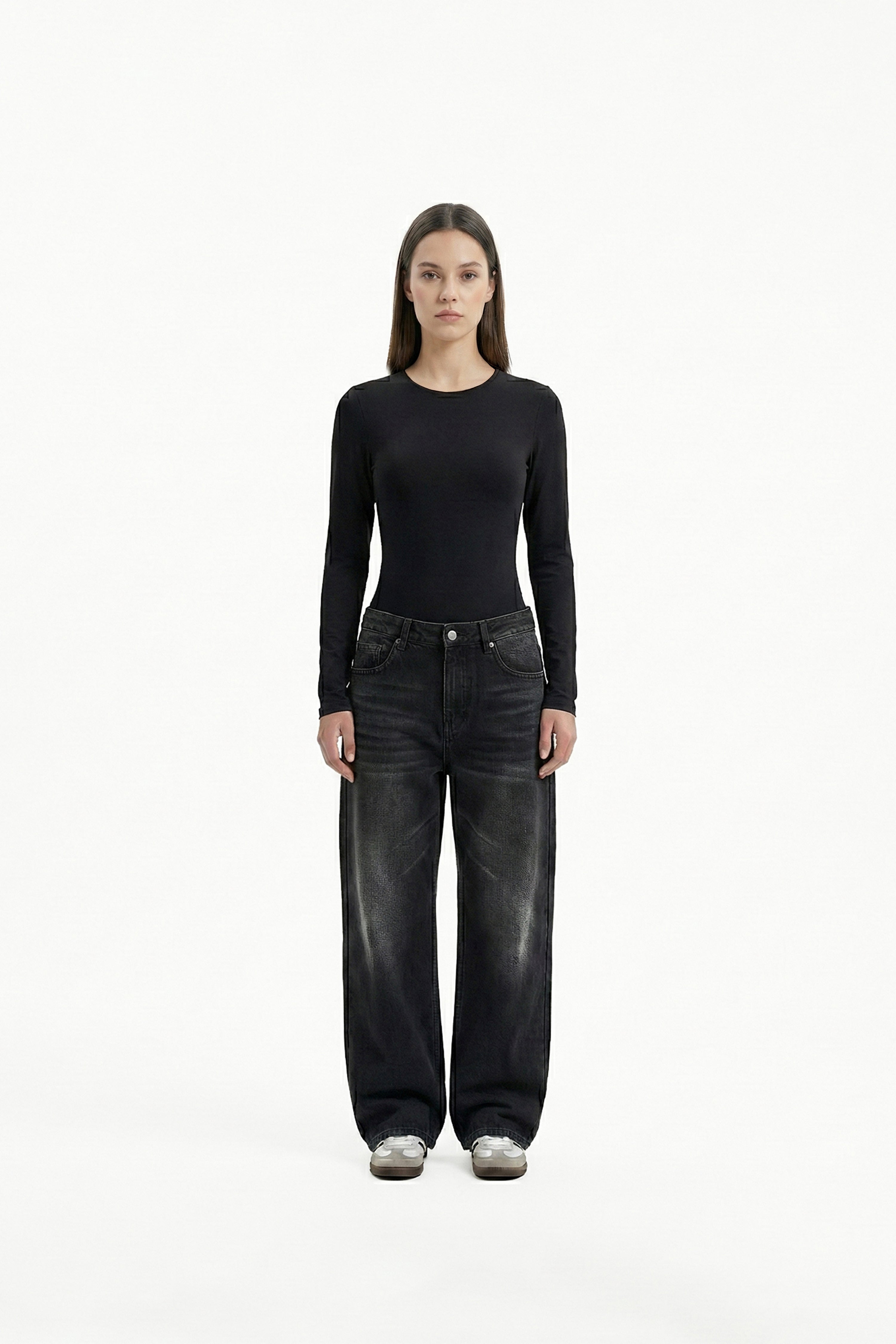 BASIC TOP LONG SLEEVE BLACK