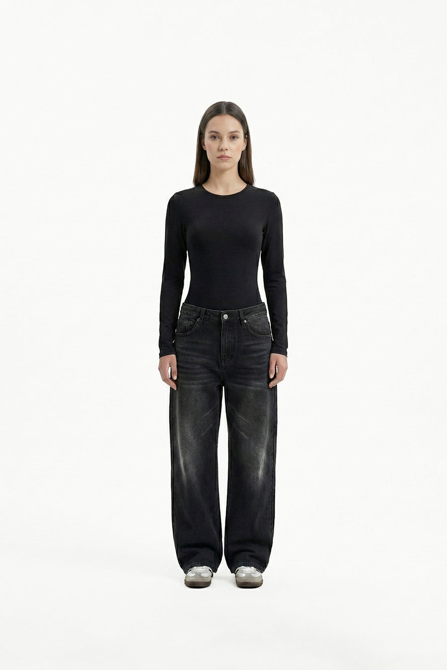 BASIC TOP LONG SLEEVE BLACK
