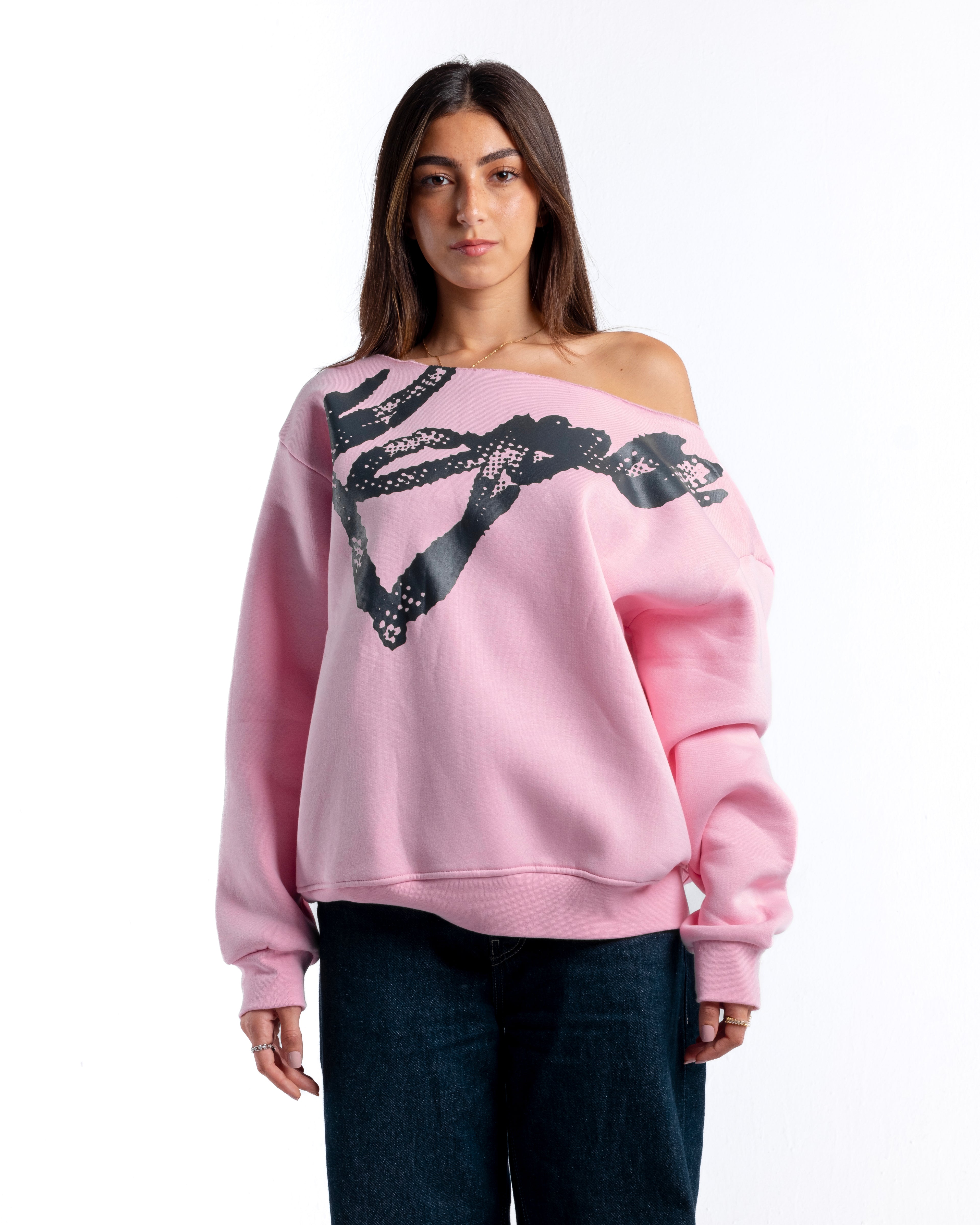 KOJAA X2 OFF SHOULDER PINK