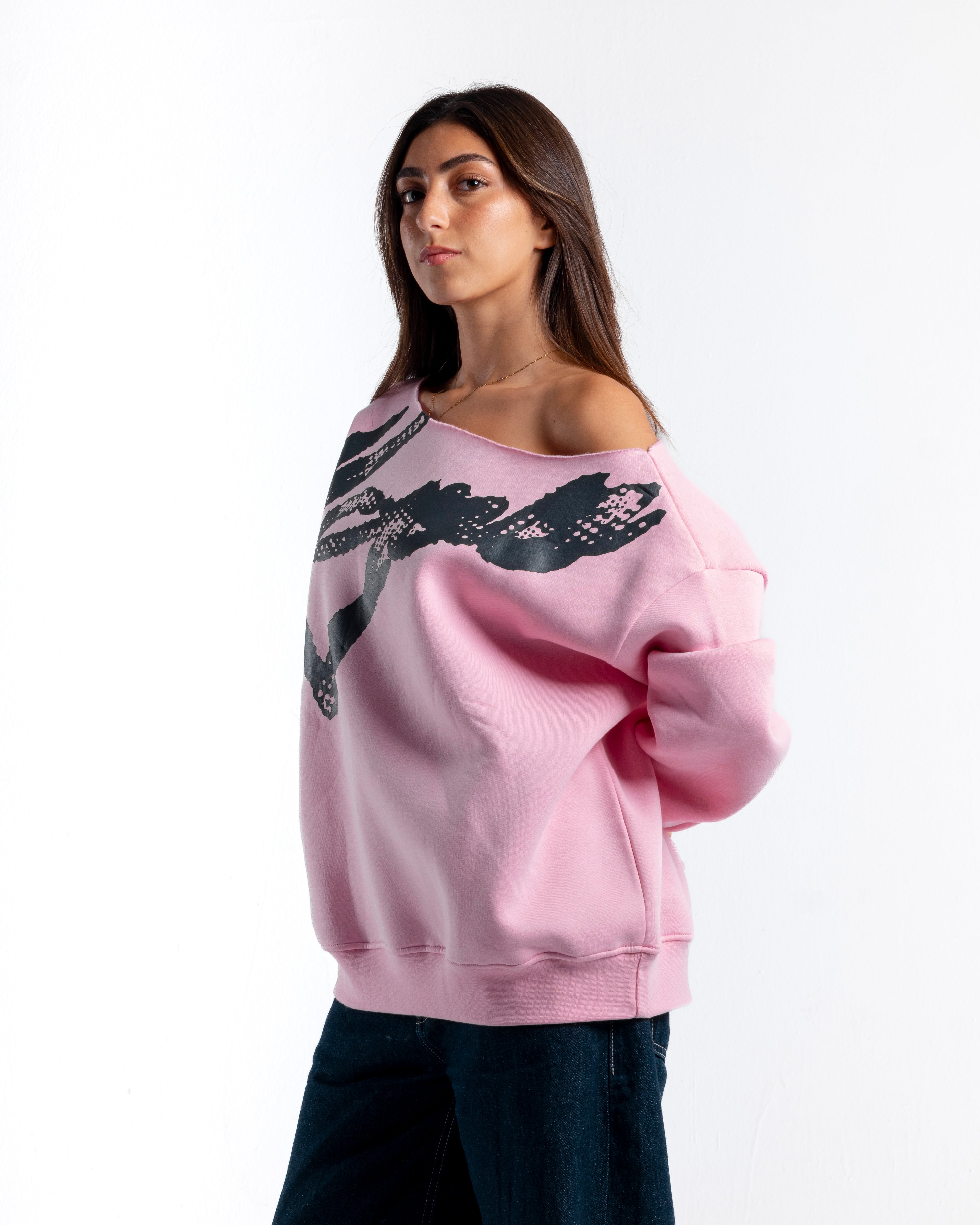 KOJAA X2 OFF SHOULDER PINK