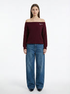 KOJAA KINTWEAR OFF SHOULDER BURGANDY