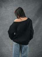 KOJAA OFF SHOULDER BLACK