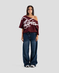 KOJAA OFF SHOULDER T2 BURGANDY