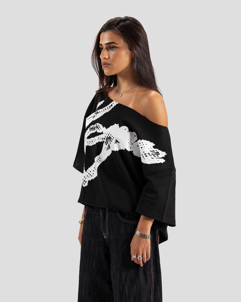OFF SHOULDER KOJAA TT BLACK