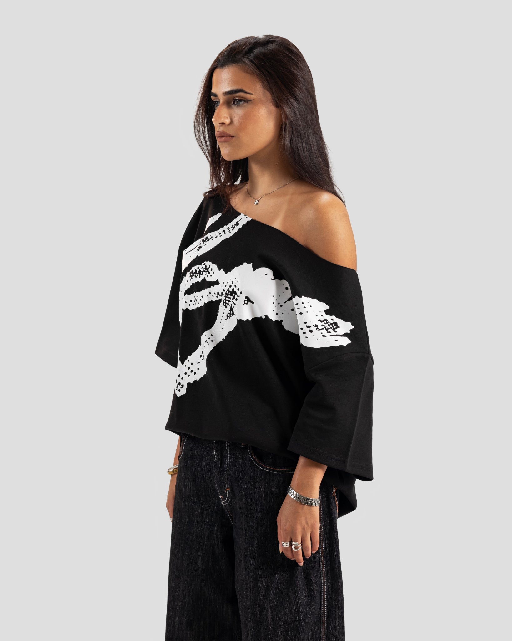 OFF SHOULDER KOJAA TT BLACK