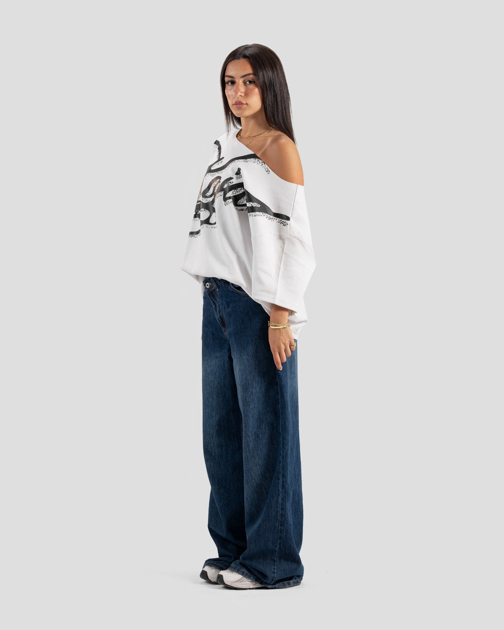 KOJAA OFF SHOULDER T2 WHITE