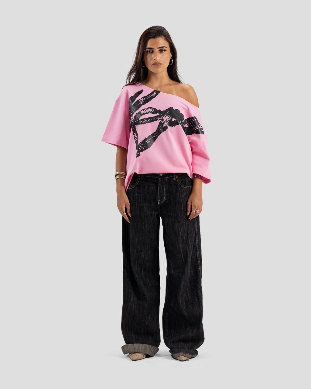 OFF SHOULDER KOJAA TT PINK
