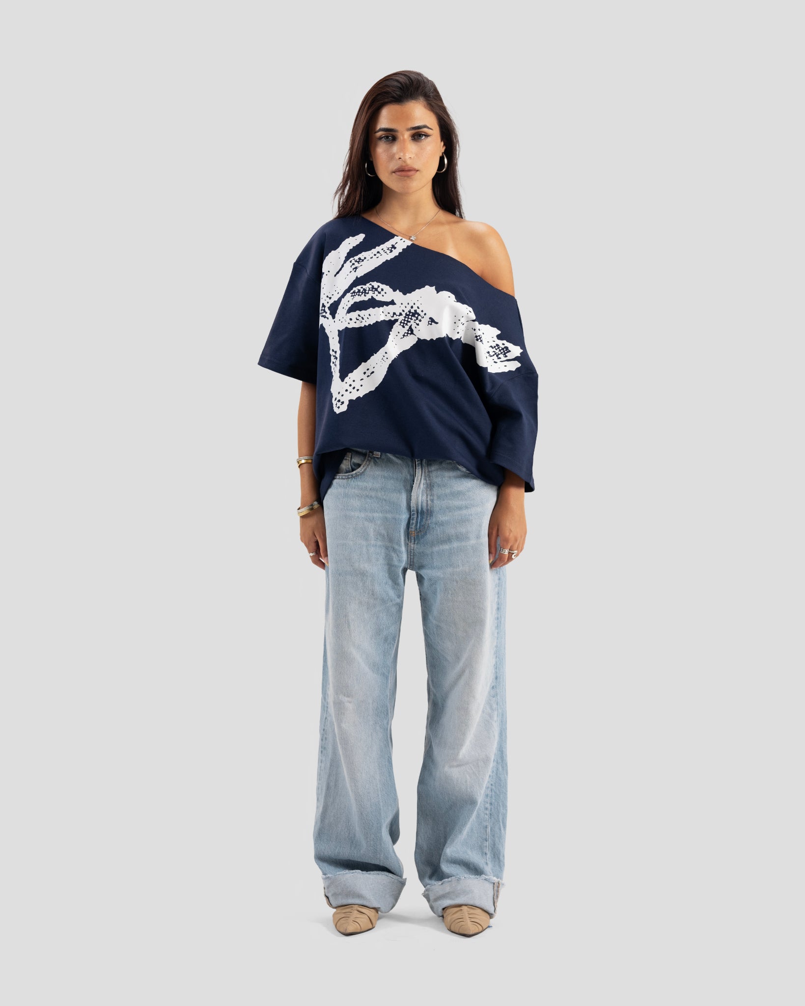 OFF SHOULDER KOJAA TT NAVY
