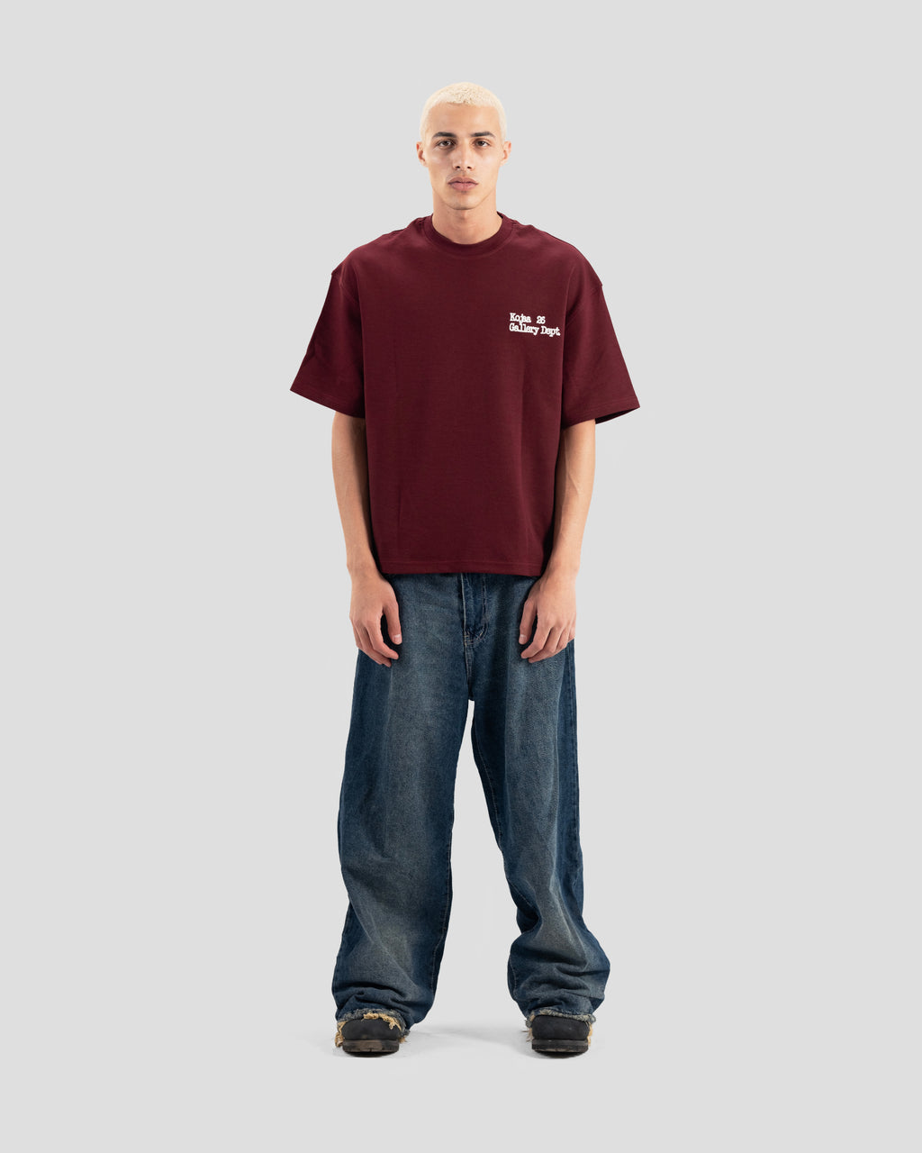 TEE KOJAA STUDIOS BURGANDY