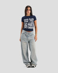 GOOD TASTE BABY TEE NAVY