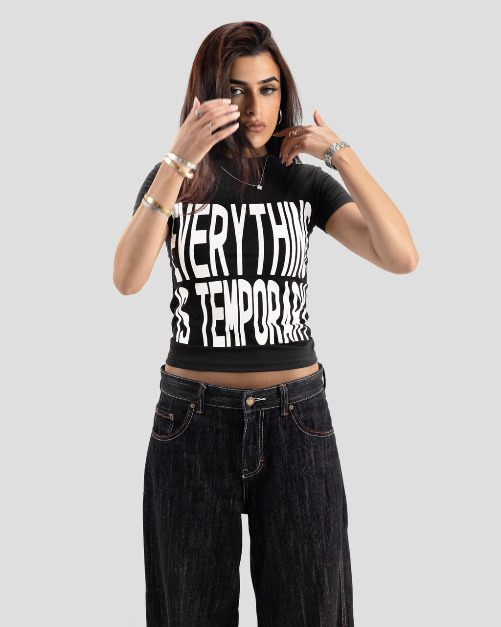 BABY TEE EVERYTHING BLACK