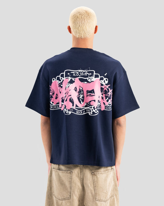 TEE KOJAA WORLD WIDE NAVY