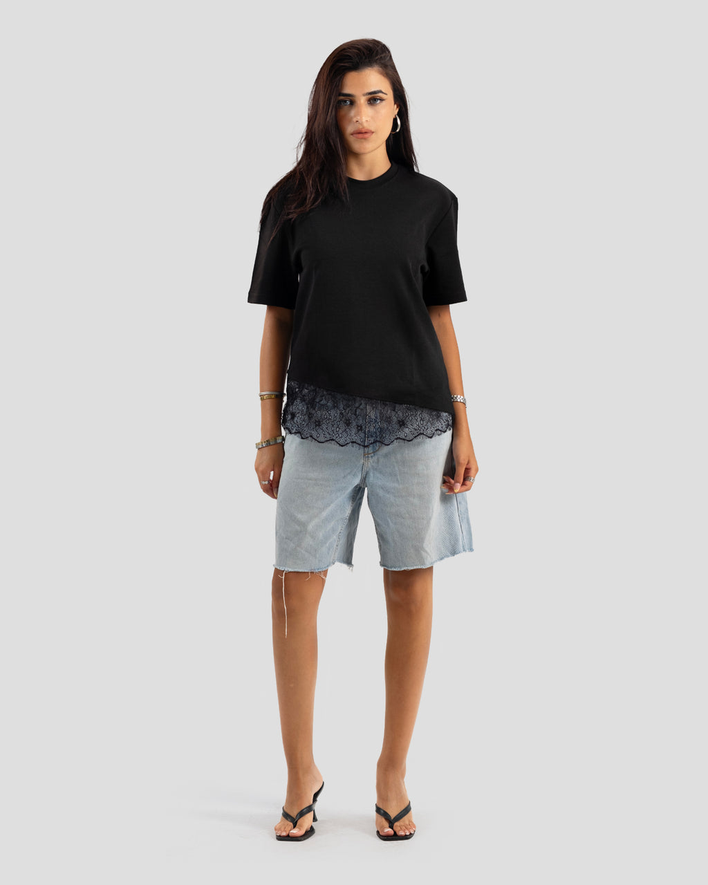 TEE KOJA LACE BLACK