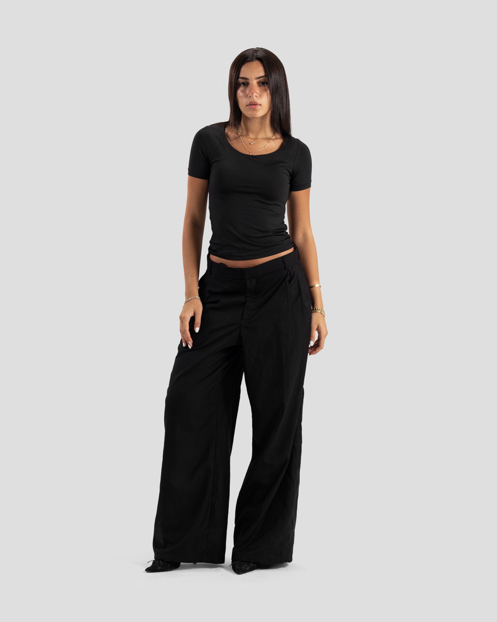 TOP KOJAA SQUARE BASIC BLACK