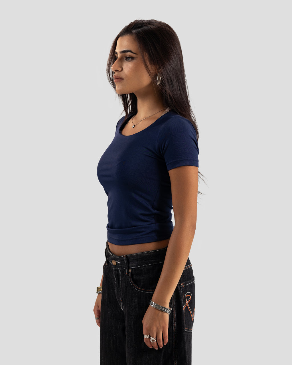 TOP KOJAA SQUARE BASIC NAVY