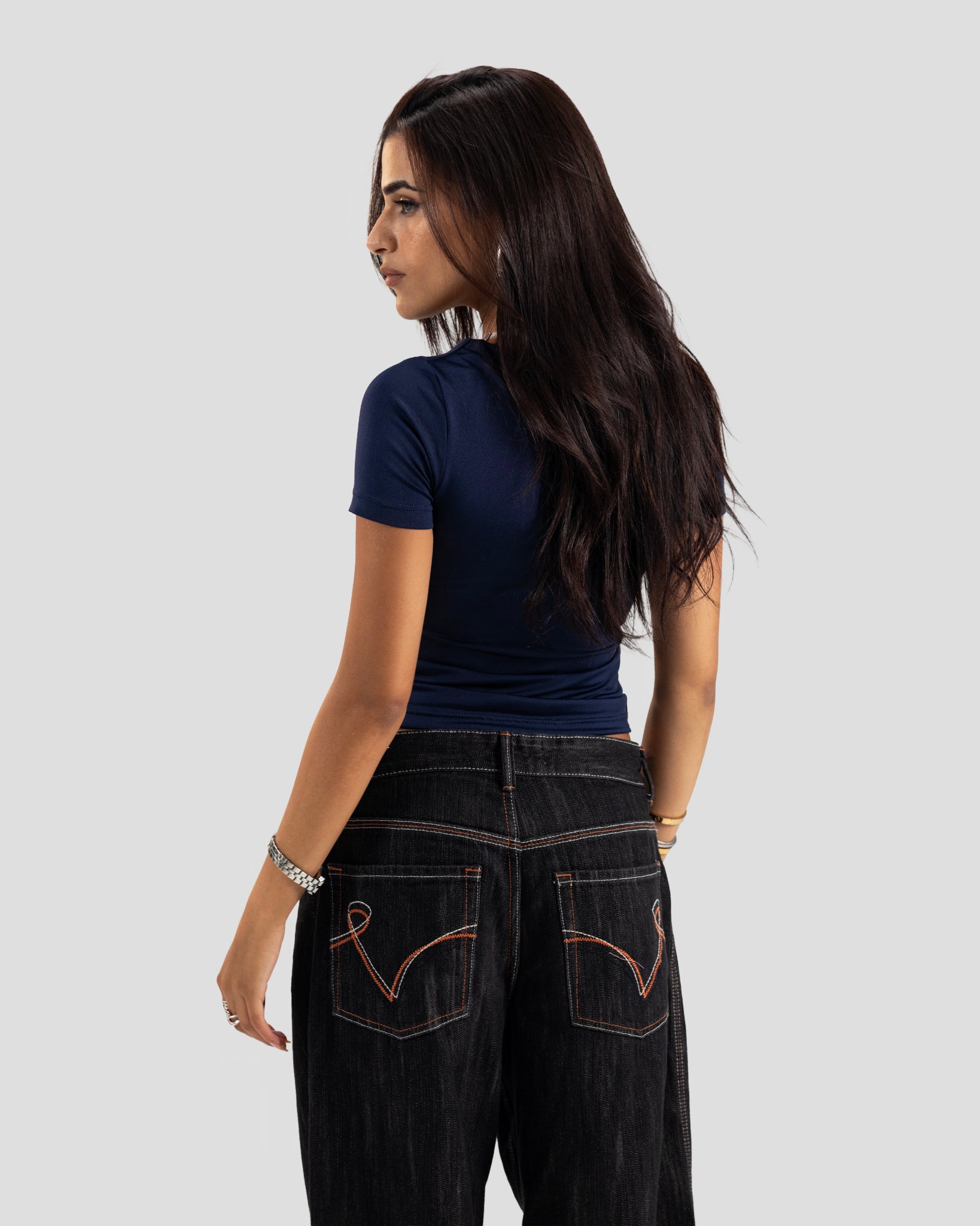 TOP KOJAA SQUARE BASIC NAVY