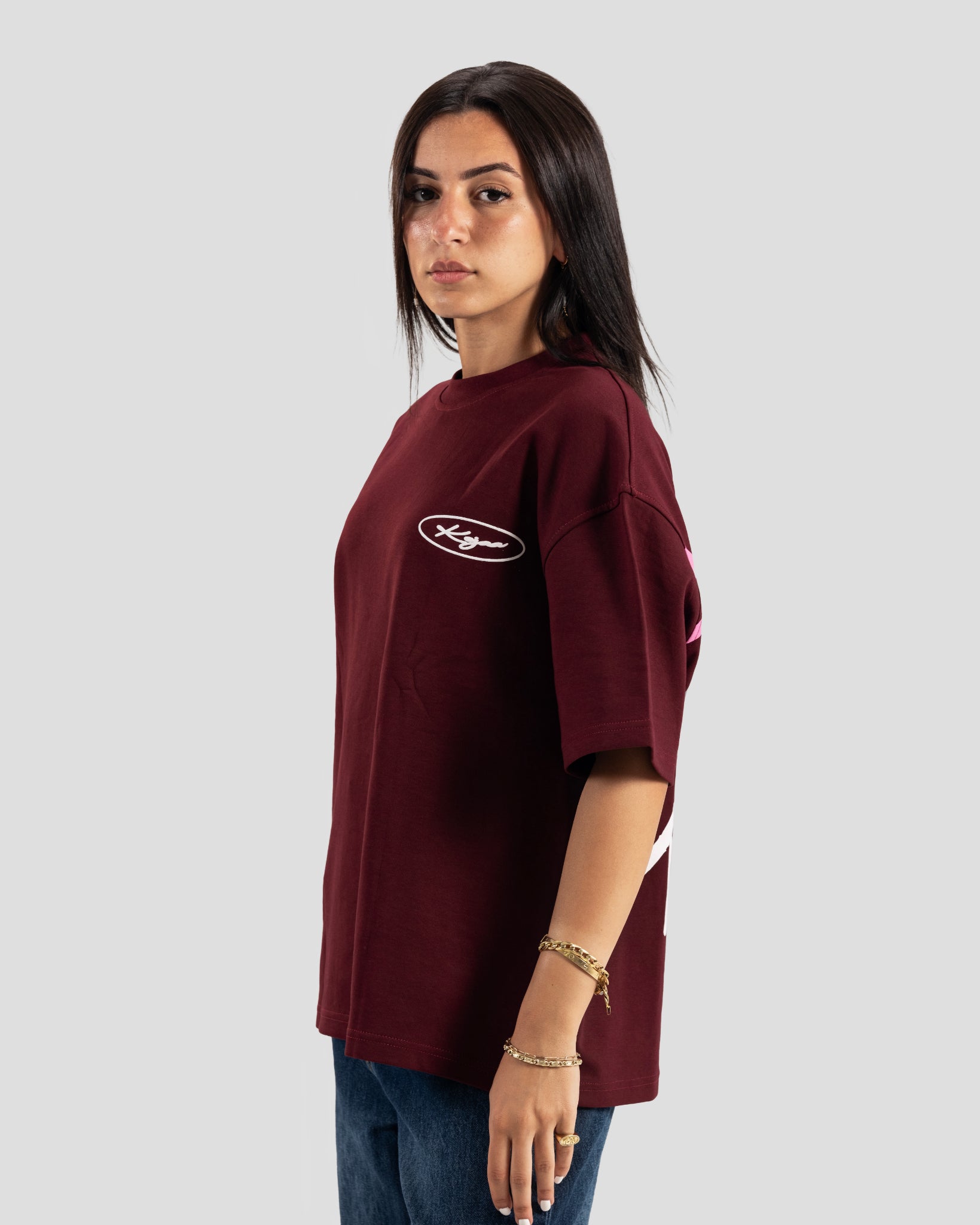 TEE KOJAA CUTEST BURGANDY