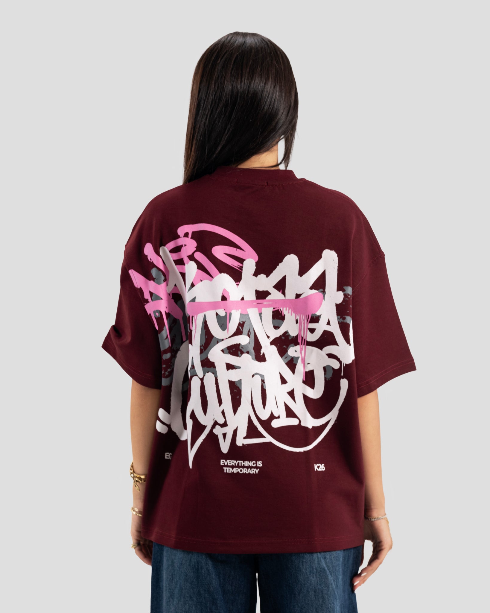 TEE KOJAA CUTEST BURGANDY