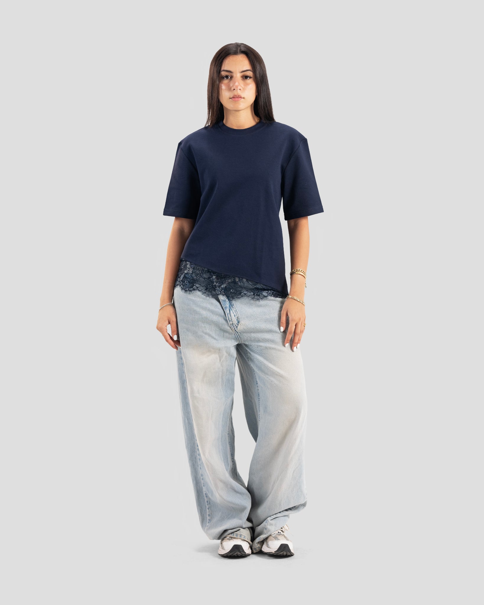 TEE KOJA LACE NAVY