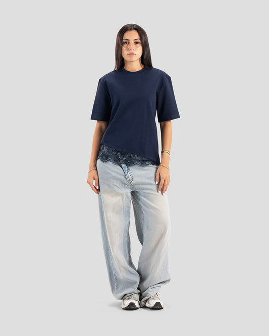TEE KOJA LACE NAVY