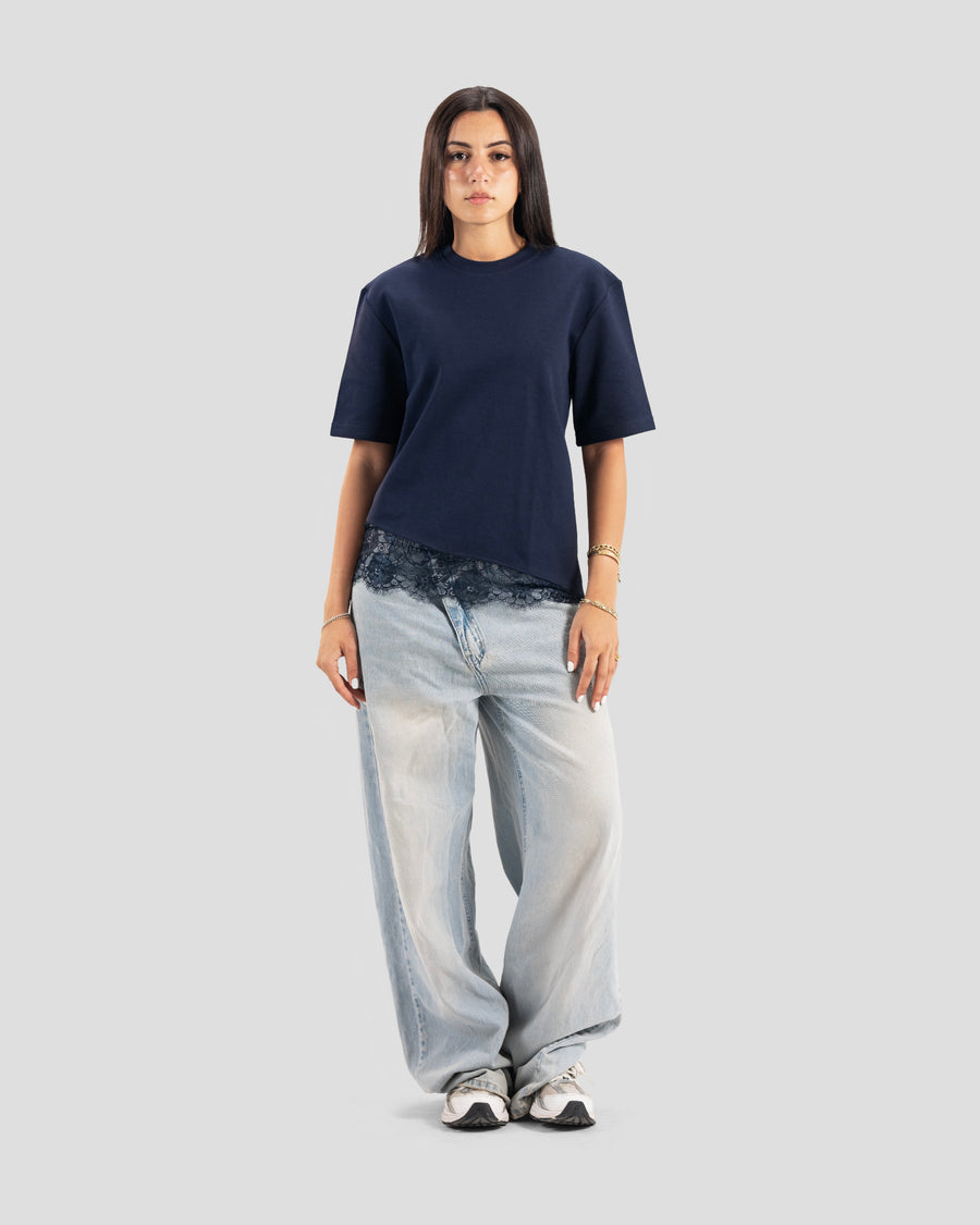 TEE KOJA LACE NAVY