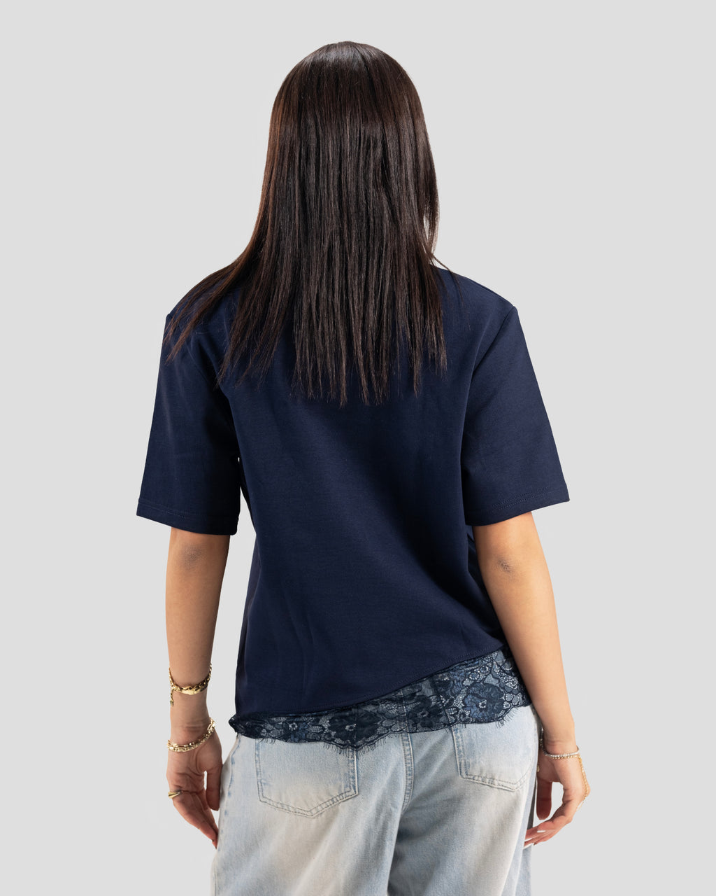 TEE KOJA LACE NAVY