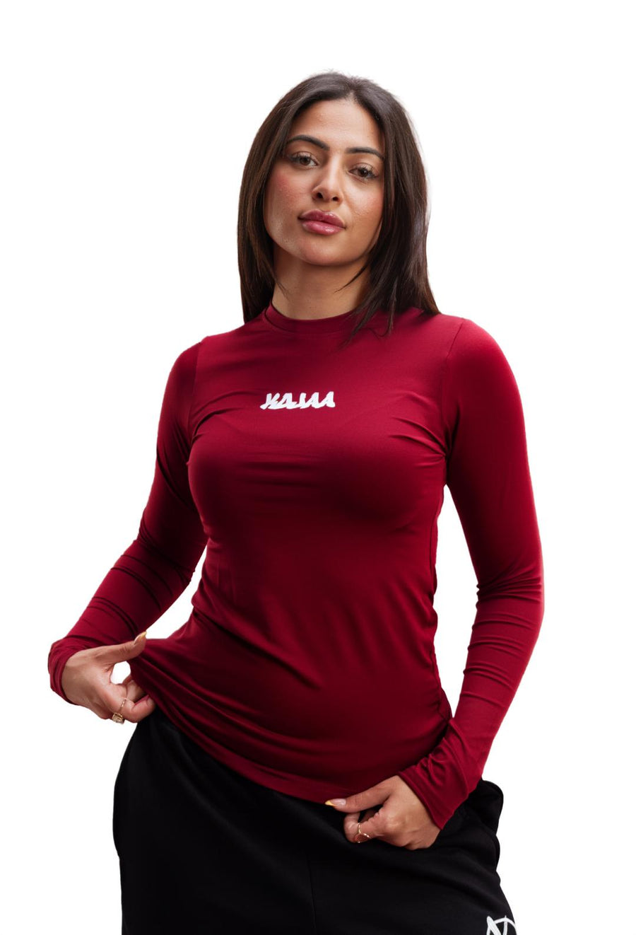 KOJAA LONG SLEEVE HIJAB BURGUNDY