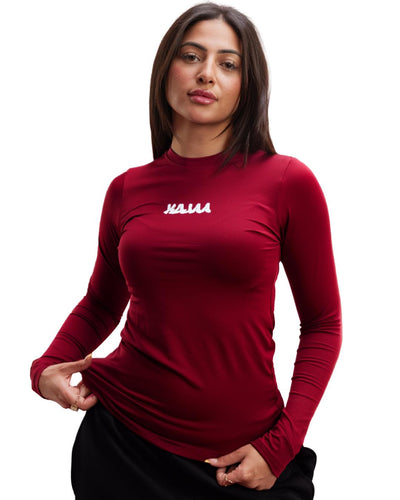 KOJAA LONG SLEEVE HIJAB BURGUNDY