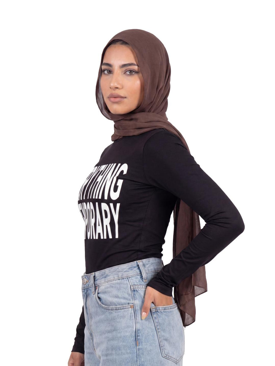 EVERYTHING BLACK HIJAB LONG SLEEVE