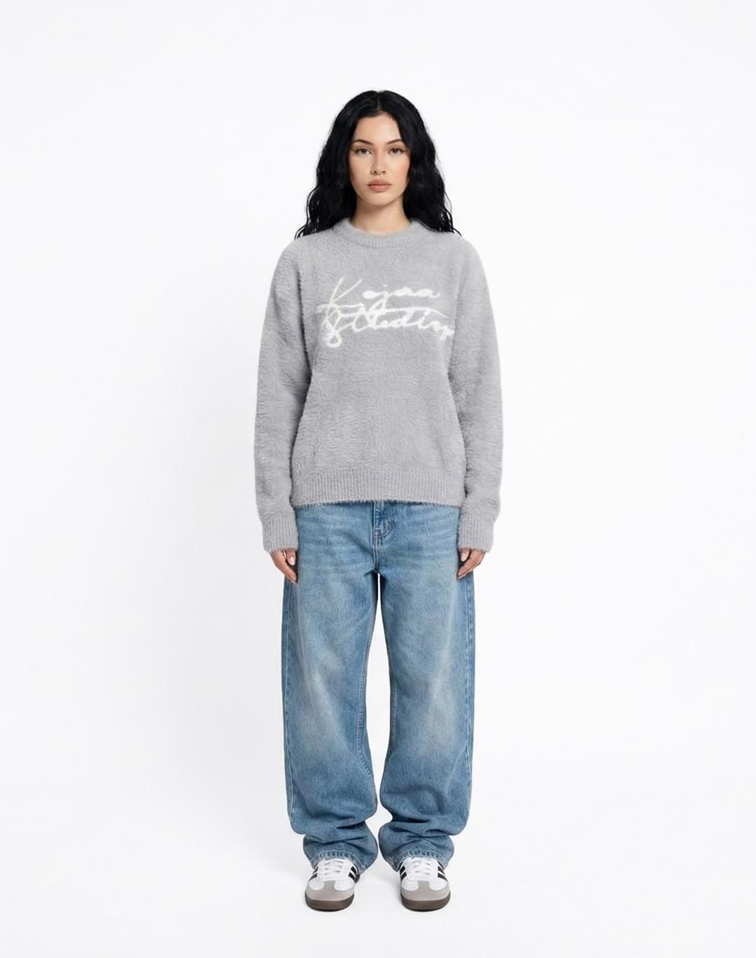 MOHAIR KOJAA STUDIOS CREW NECK GRAY