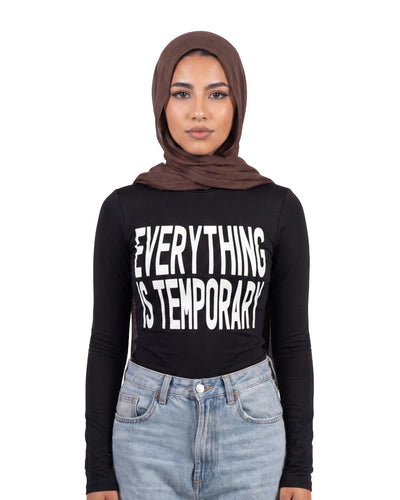 EVERYTHING BLACK HIJAB LONG SLEEVE