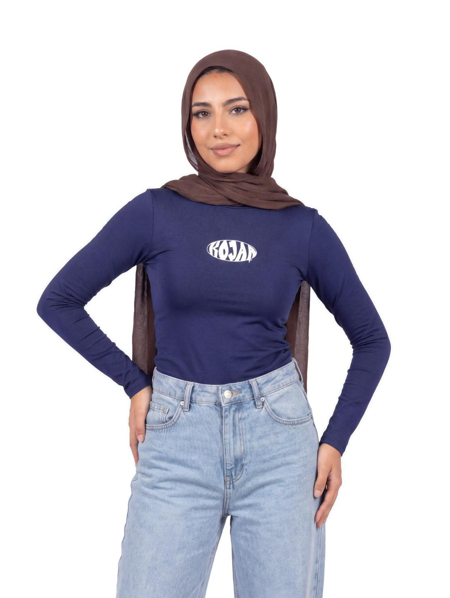 KOJAA LONG SLEEVE HIJAB NAVY BLUE
