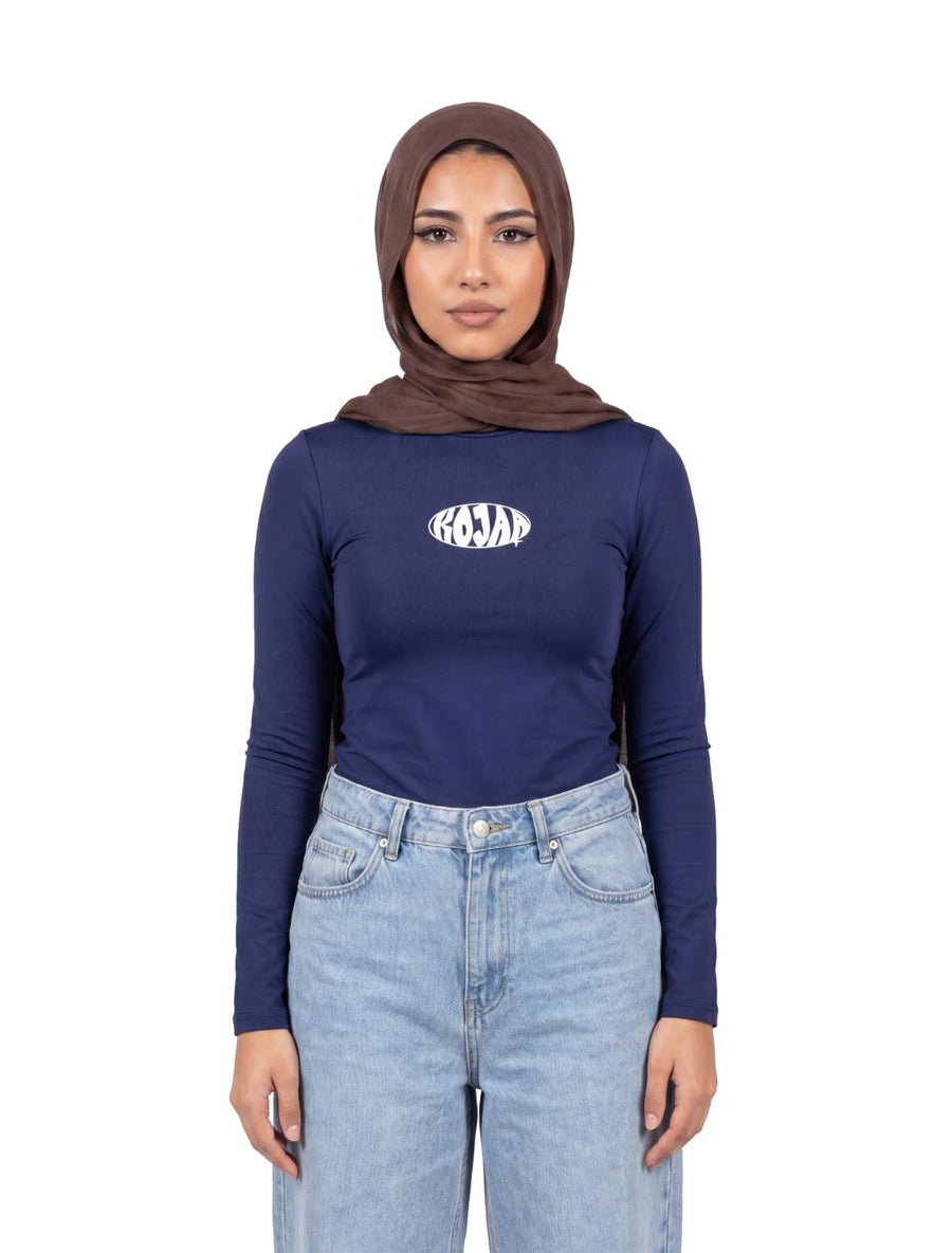 KOJAA LONG SLEEVE HIJAB NAVY BLUE